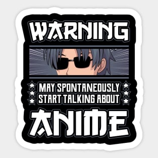 Funny Manga Japanese Humor Anime Boy Sticker